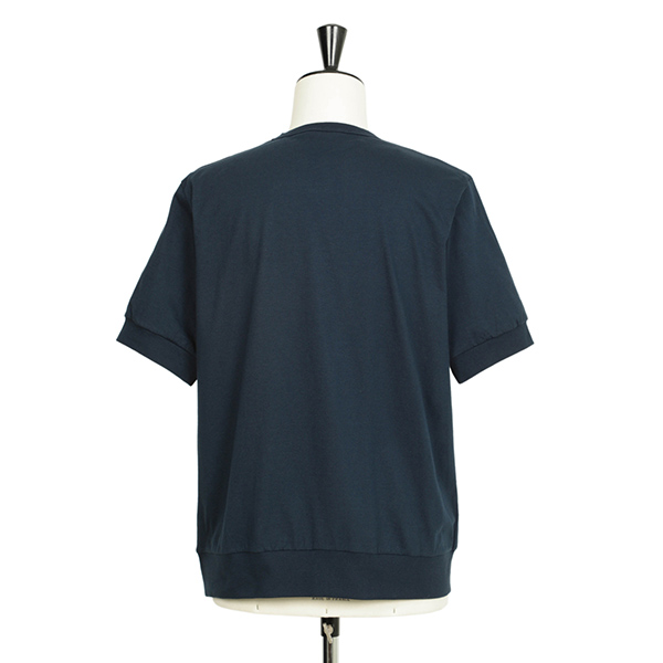 未使用 ANTICIPO アンティーチポ スムースコットン Vネック Tシャツ ANTICIPO アンティーチポ カットソー クルーネック リブ 半袖